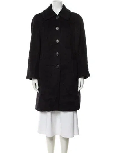 Pre-owned Barneys New York Faux Fur Coat In Multi