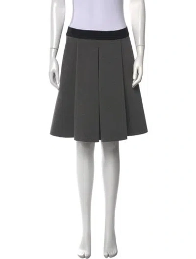 Pre-owned Barneys New York Knee-length Skirt In Grey