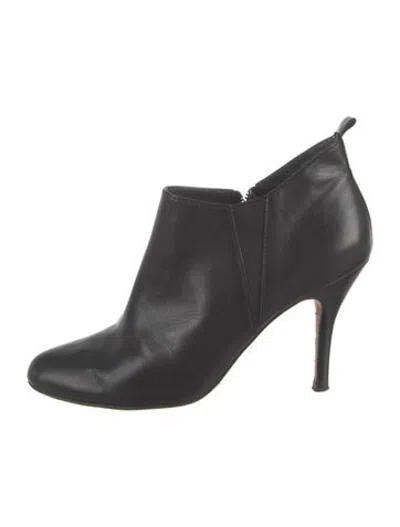 Pre-owned Barneys New York Leather Boots In Black