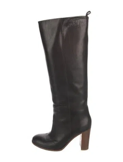 Pre-owned Barneys New York Leather Riding Boots In Multi