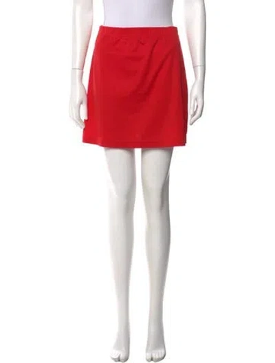 Pre-owned Barneys New York Mini Skirt In Red