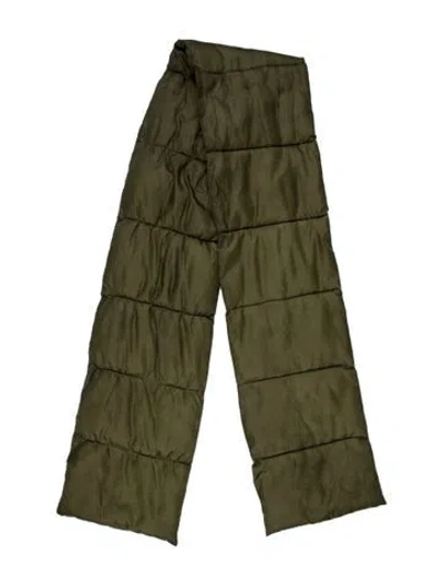 Pre-owned Barneys New York Nylon Scarf In Green