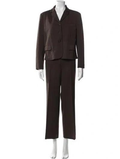 Pre-owned Barneys New York Pantsuit In Brown