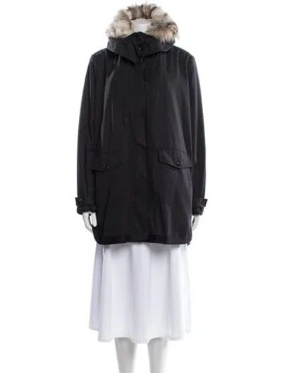 Pre-owned Barneys New York Parka In Blue