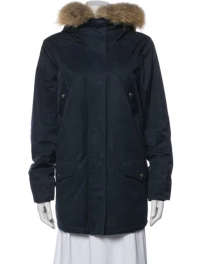 Pre-owned Barneys New York Parka In Blue