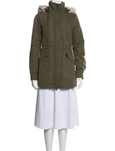 Pre-owned Barneys New York Parka In Green