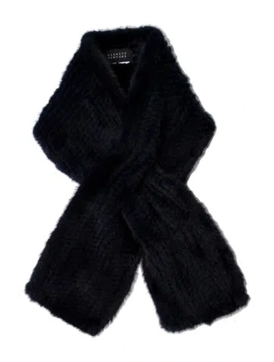 Pre-owned Barneys New York Scarf In Blue