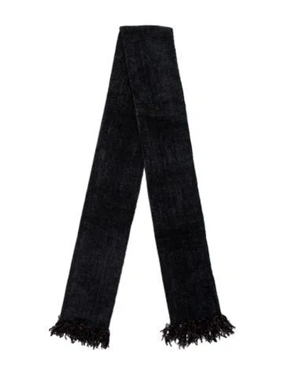 Pre-owned Barneys New York Scarf In Blue