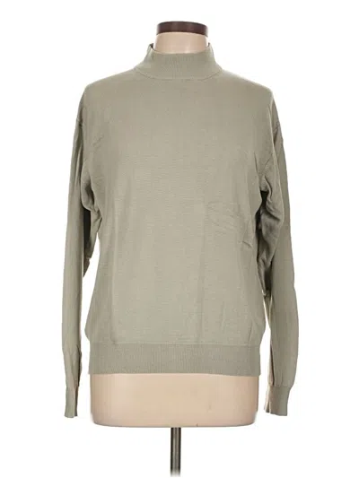 Pre-owned Barneys New York Silk Pullover Sweater In Brown