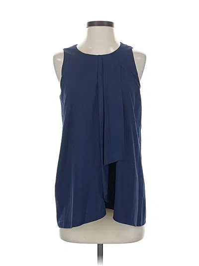 Pre-owned Barneys New York Sleeveless Blouse In Blue