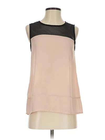 Pre-owned Barneys New York Sleeveless Blouse In Tan