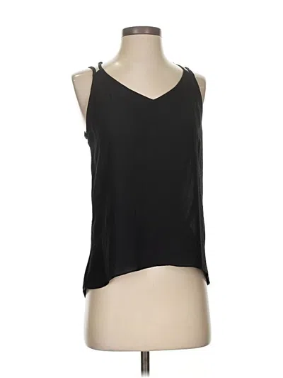 Pre-owned Barneys New York Sleeveless Top Black One Shoulder Neckline Tops