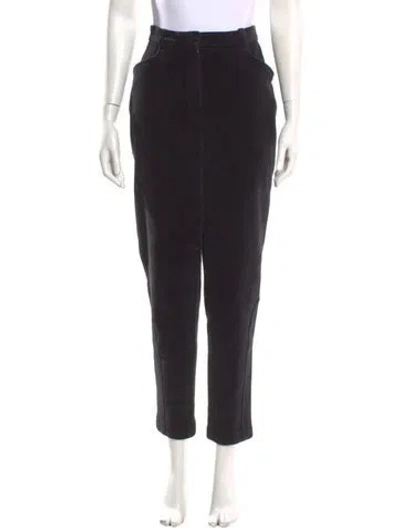 Pre-owned Barneys New York Straight Leg Pants In Black