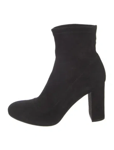 Pre-owned Barneys New York Suede Sock Boots In Blue