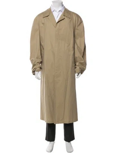 Pre-owned Barneys New York Trench Coat In Neutral