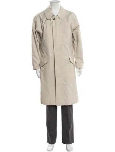 Pre-owned Barneys New York Trench Coat In Neutrals