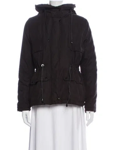 Pre-owned Barneys New York Utility Jacket In Brown