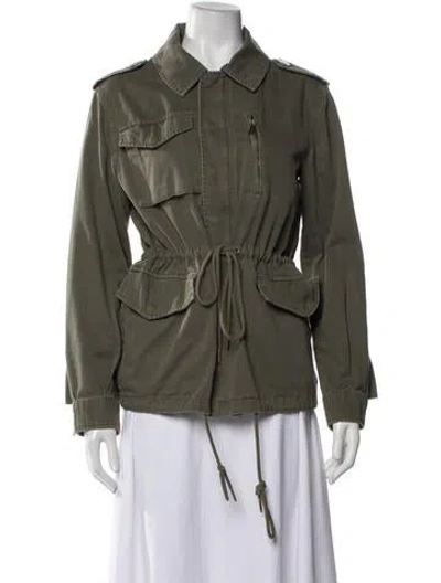 Pre-owned Barneys New York Utility Jacket In Grey