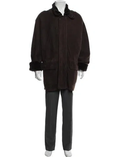 Pre-owned Barneys New York Vintage Parka In Brown