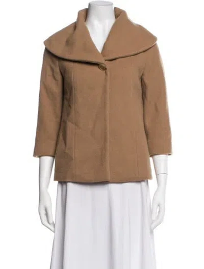 Pre-owned Barneys New York Virgin Wool Jacket In Brown