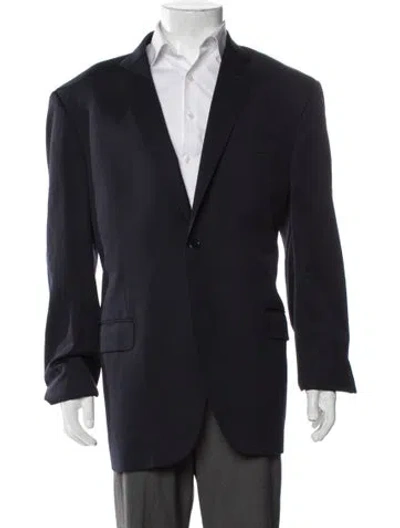 Pre-owned Barneys New York Wool Blazer In Black