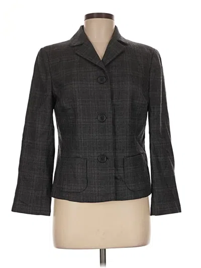 Pre-owned Barneys New York Wool Blazer Jacket In Gray
