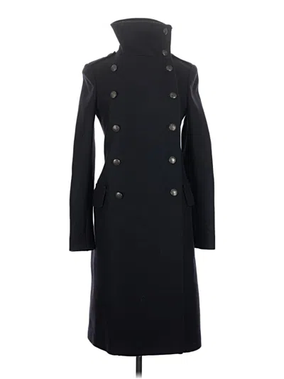 Pre-owned Barneys New York Wool Coat In Black