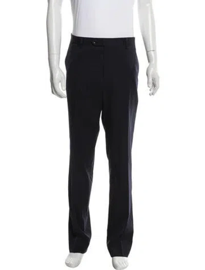 Pre-owned Barneys New York Wool Dress Pants In Blue