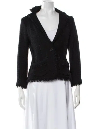 Pre-owned Barneys New York Wool Evening Jacket In Black