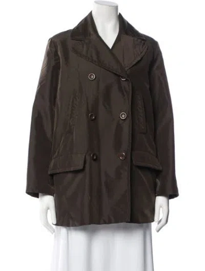 Pre-owned Barneys New York Wool Jacket In Brown