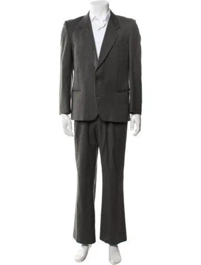 Pre-owned Barneys New York Wool Two-piece Suit In Black