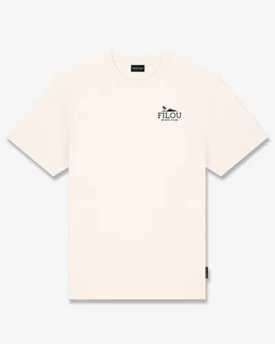 Baron Filou Fil113-t 292 Oversized Backprint In White