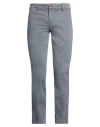 Baronio Man Pants Grey Size 34 Cotton, Elastane In Gray