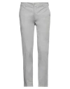Baronio Man Pants Light Grey Size 34 Cotton, Elastane