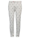 Baronio Man Pants Light Grey Size 35 Cotton, Elastane In Grey