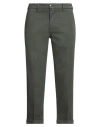 Baronio Man Pants Military Green Size 32 Cotton, Elastane