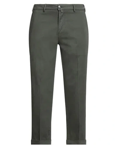 Baronio Man Pants Military Green Size 32 Cotton, Elastane