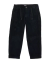 Baronio Babies'  Toddler Boy Pants Midnight Blue Size 5 Cotton In Black