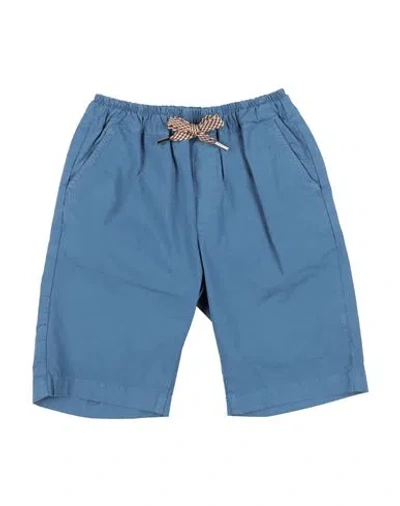 Baronio Babies'  Toddler Boy Shorts & Bermuda Shorts Navy Size 7 Cotton, Elastane In Blue