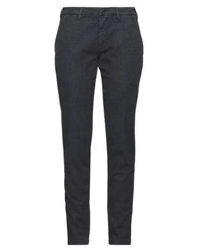 Baronio Woman Pants Charcoal Size 32 Cotton, Polyester, Elastane In Grey