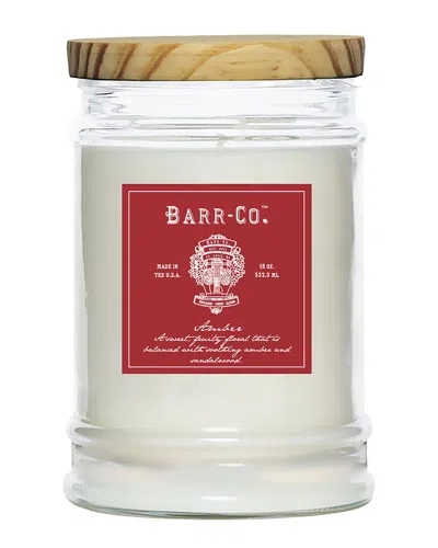 Barr-co. Amber Tumbler Candle In Clear