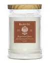 Barr-co. Gingerbread Cookie Tumbler Candle In Clear