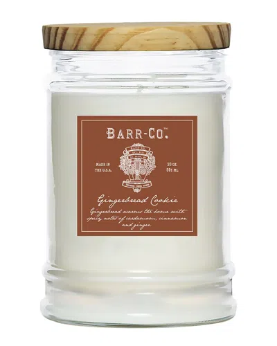 Barr-co. Gingerbread Cookie Tumbler Candle In Clear