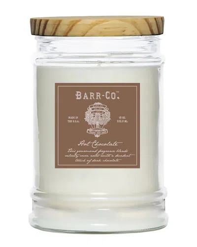 Barr-co. Hot Chocolate Tumbler Candle In Clear