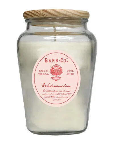 Barr-co. Watermelon Vase Candle In Clear