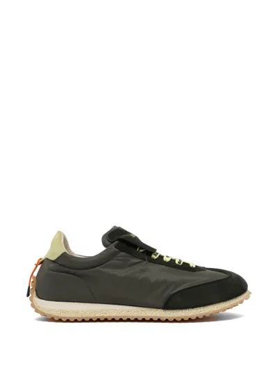Barracuda Appliqué Lace-up Sneakers In Gray