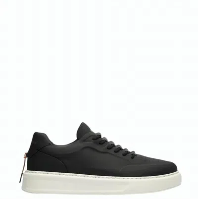 Barracuda Black Slip On Leather Sneakers