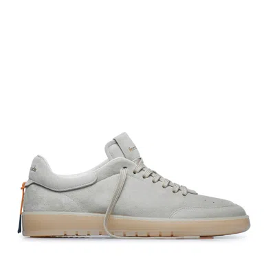 Barracuda Guga Sneakers In Beige And Ivory Suede In White