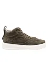 Barracuda High-top Suede Sneaker In Brown