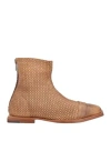 Barracuda Man Ankle Boots Light Brown Size 4 Leather